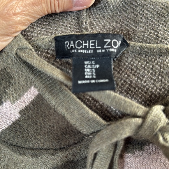 Rachel Zoe Camo Pullover Sweater Hoodie - Picture 4 of 5